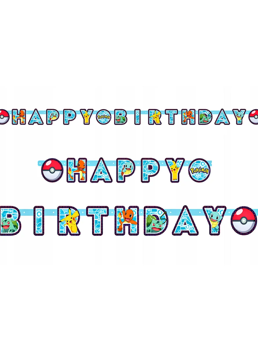 Baner urodzinowy POKEMON
