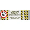 Baner urodzinowy ZNAK personalizowany - 125x38cm