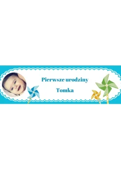 Baner ze zdjęciem NIEBIESKIE WIATRAKI