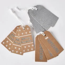 Bileciki świąteczne CHRISTMAS METALLICS (9szt.)