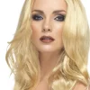 Blond peruka SUPERSTAR fale