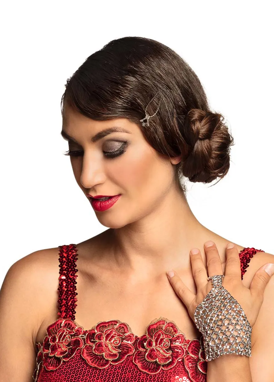 Bransoleta WIELKI GATSBY srebrna