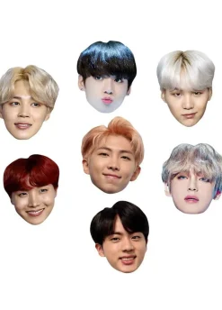 BTS maski tekturowe (7szt.)