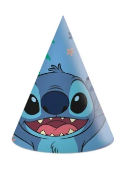 Czapeczki na urodziny STITCH 6 szt.