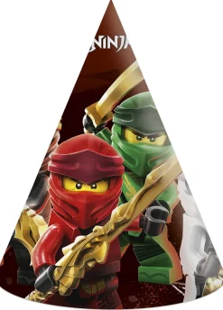 Czapeczki urodzinowe LEGO NINJAGO (6szt.)