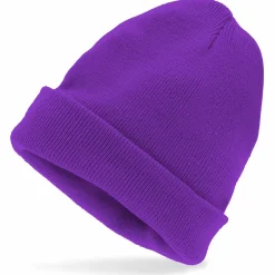 Czapka BEANIE fioletowa
