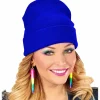 Czapka BEANIE niebieska