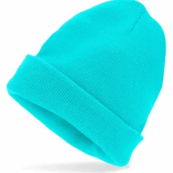 Czapka BEANIE turkusowa