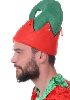 Czapka Elfa z dzwonkami ŚWIĄTECZNE PRZEBRANIE