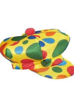 Czapka klauna w kropki