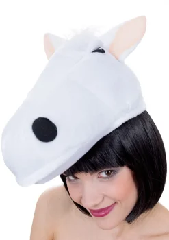 Czapka KOŃ biała