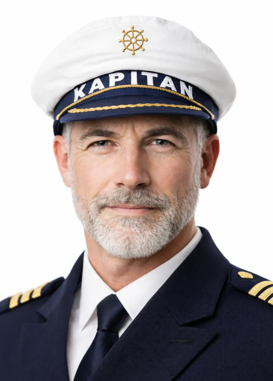 Czapka marynarza KAPITAN STATKU