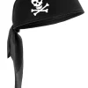 Czapka PIRACKA z czaszką dodatek do stroju pirata
