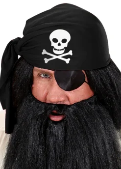 Czapka PIRACKA z czaszką dodatek do stroju pirata
