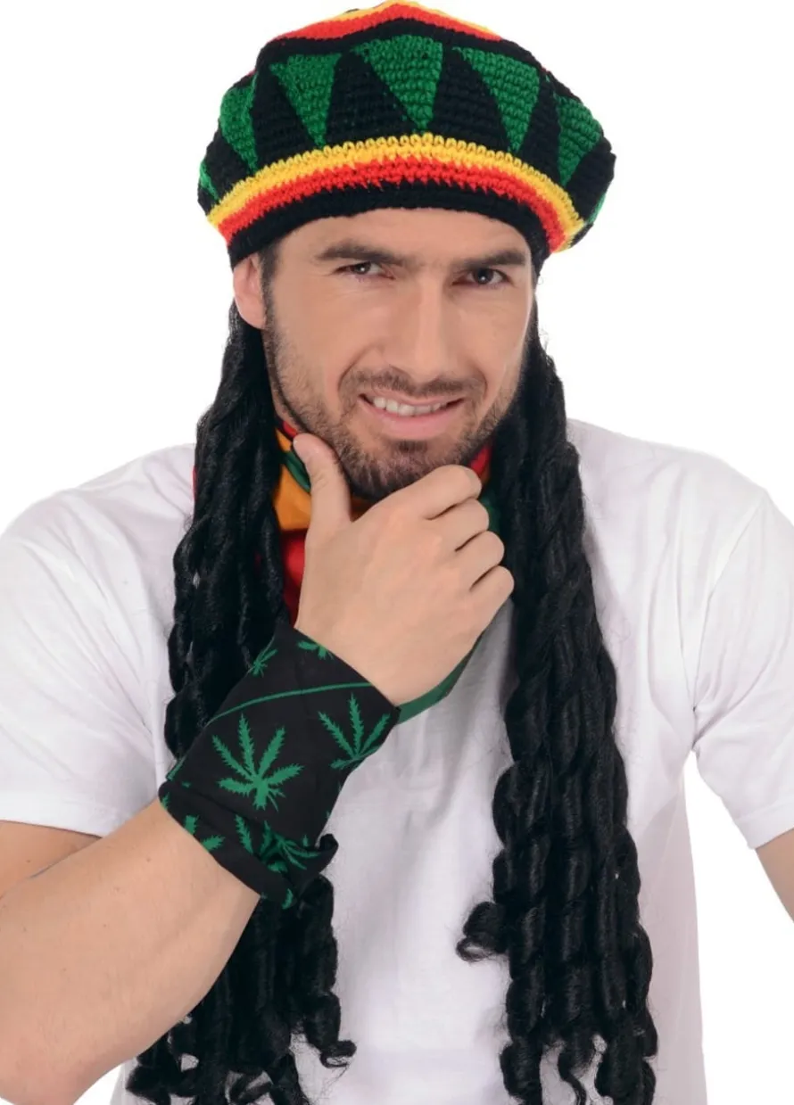 Czapka RASTA z dredami