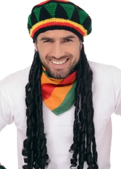 Czapka RASTA z dredami