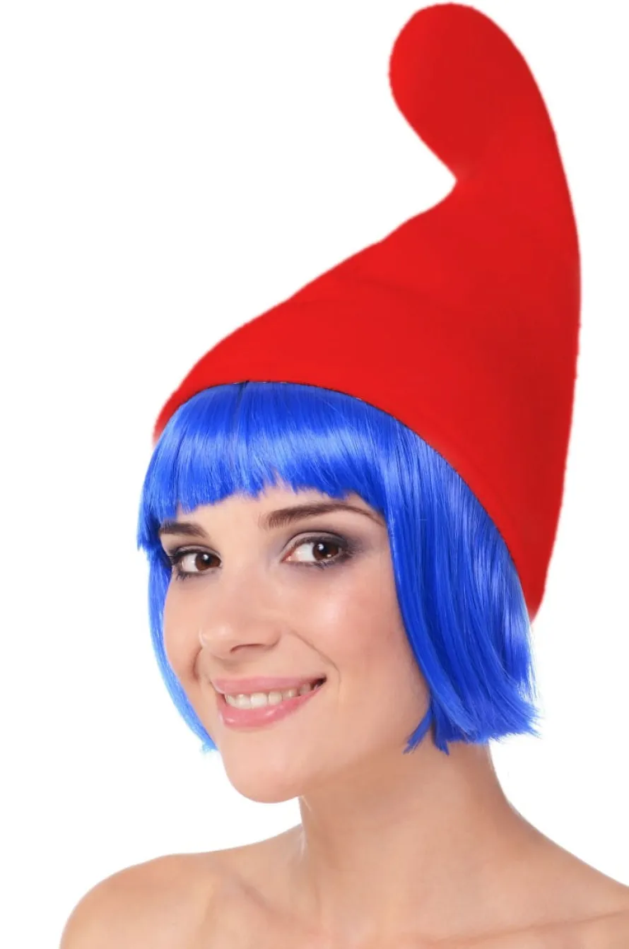 Czapka smerfa CZERWONA czapka skrzata