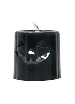 Czarna lampka DYNIA na halloween