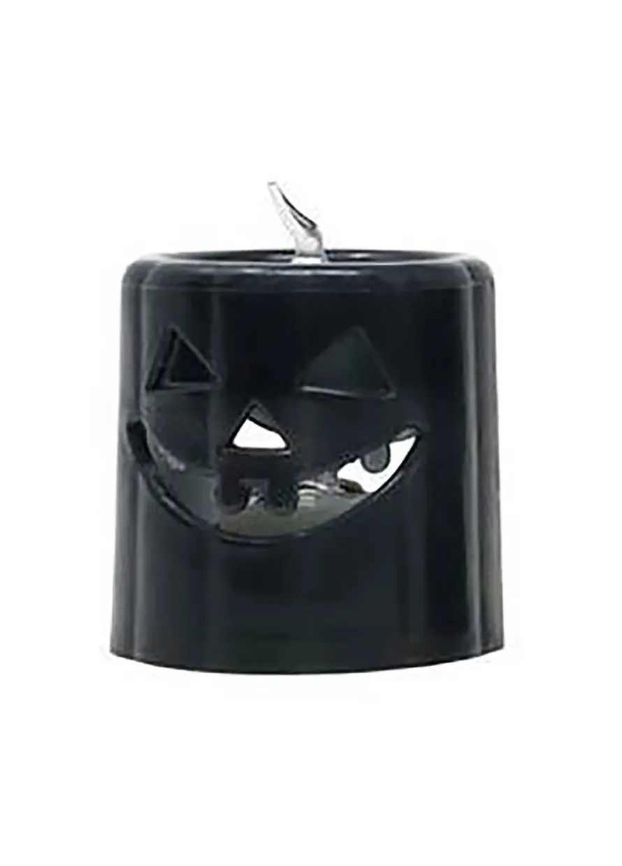 Czarna lampka DYNIA na halloween