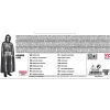 Czarna peleryna z kapturem HALLOWEEN 145 cm