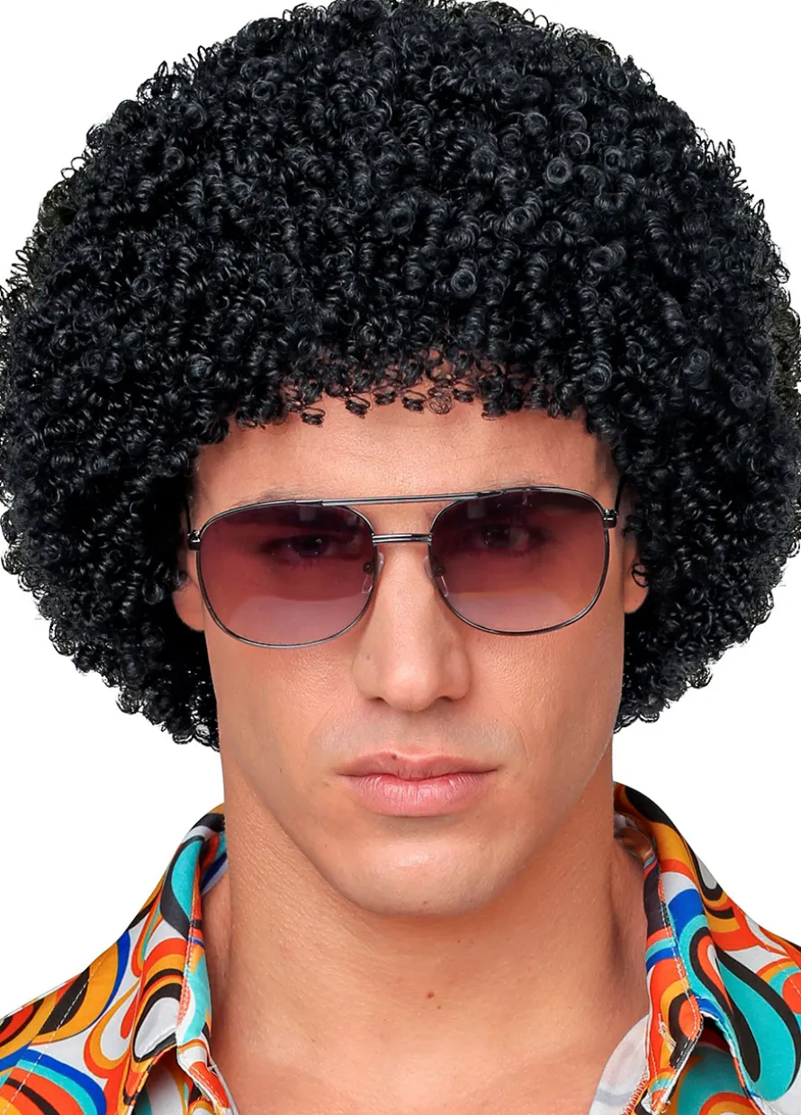 Czarna PERUKA AFRO