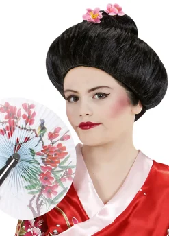 Czarna peruka Japonki SAKURA