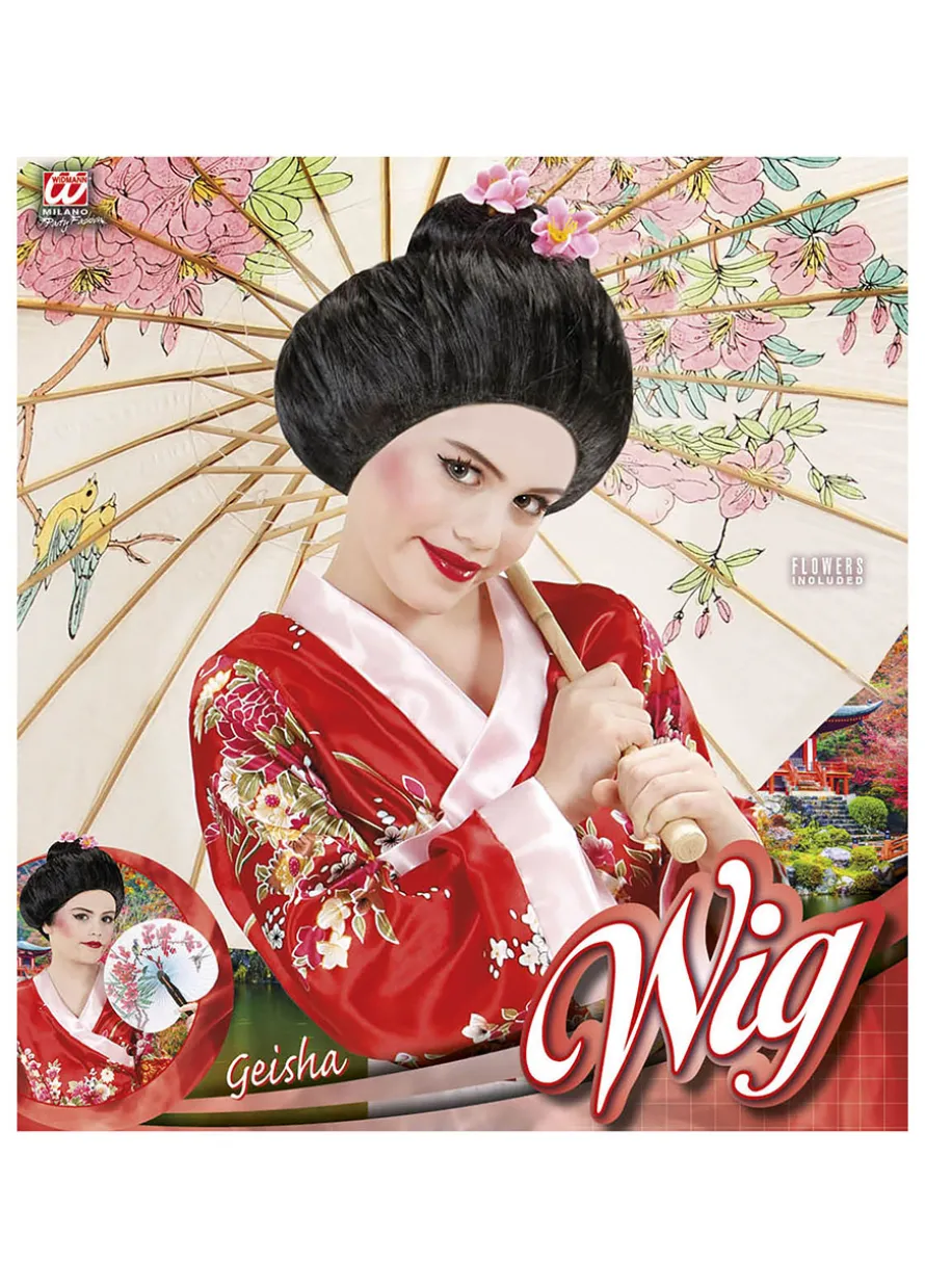 Czarna peruka Japonki SAKURA
