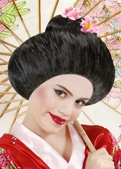 Czarna peruka Japonki SAKURA