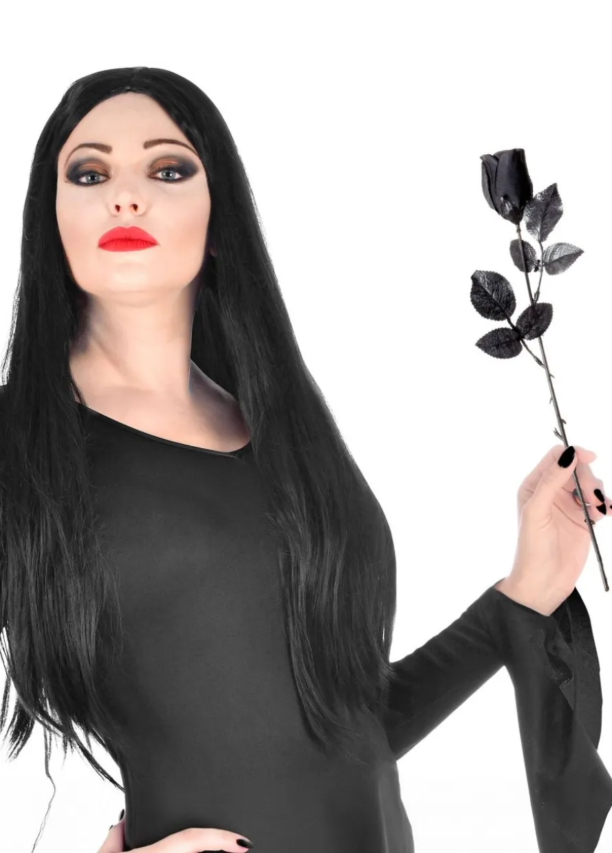 Czarna RÓŻA dodatek na Halloween