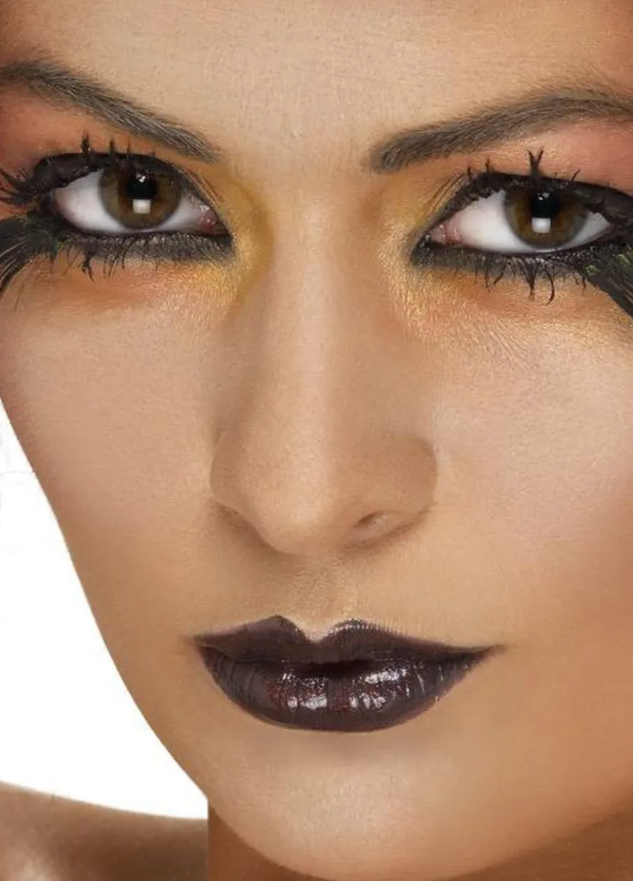 Czarna szminka do makijażu na HALLOWEEN pomadka