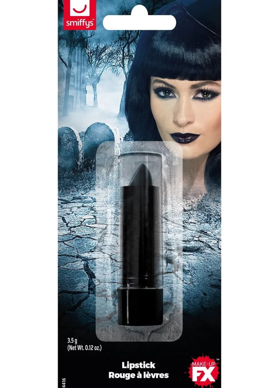 Czarna szminka do makijażu na HALLOWEEN pomadka
