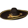 Czarne SOMBRERO MEKSYKAŃSKIE premium
