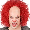 Czerwona peruka CLOWNA