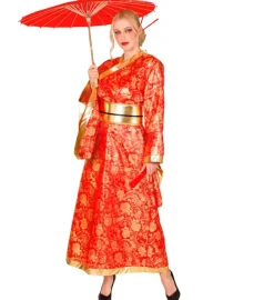 Damski strój karnawałowy KIMONO gejsza