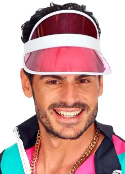Daszek na głowę różowy DASZEK W STYLU DISCO