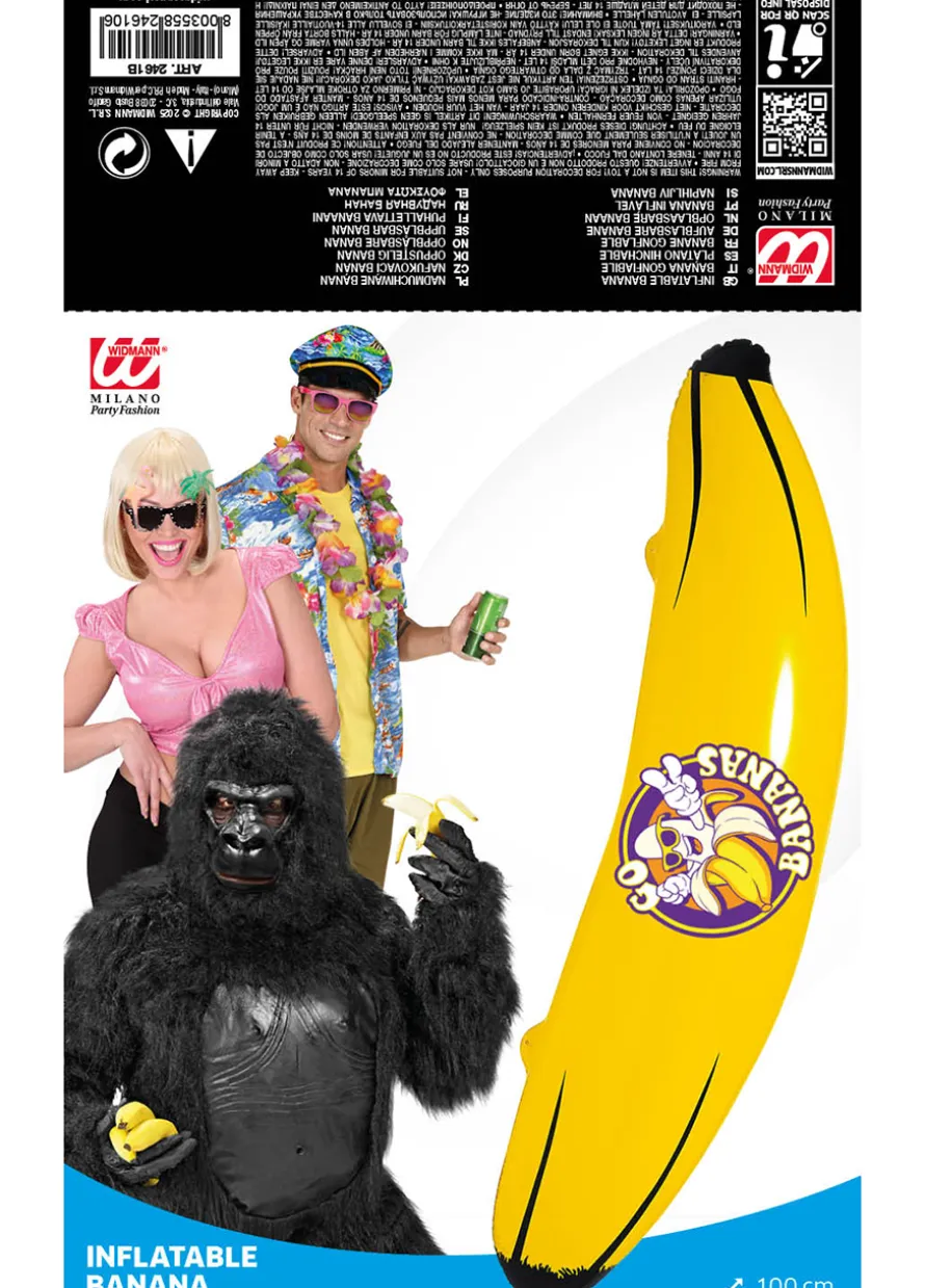 Dekoracja BANAN dmuchany 100 cm