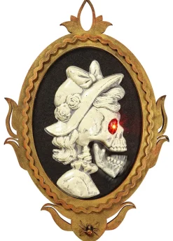 Dekoracja halloweenowa CZASZKA interaktywna