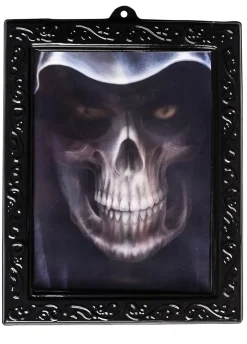 Dekoracja halloweenowa STRASZNY OBRAZ 3D 22x29cm