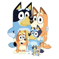 Dekoracja kartonowa BLUEY urodziny