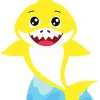 Dekoracja kartonowa MAŁY REKIN Baby shark