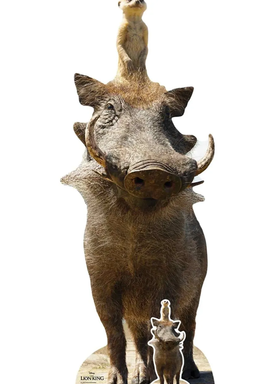 Dekoracja kartonowa TIMON i PUMBA Król Lew