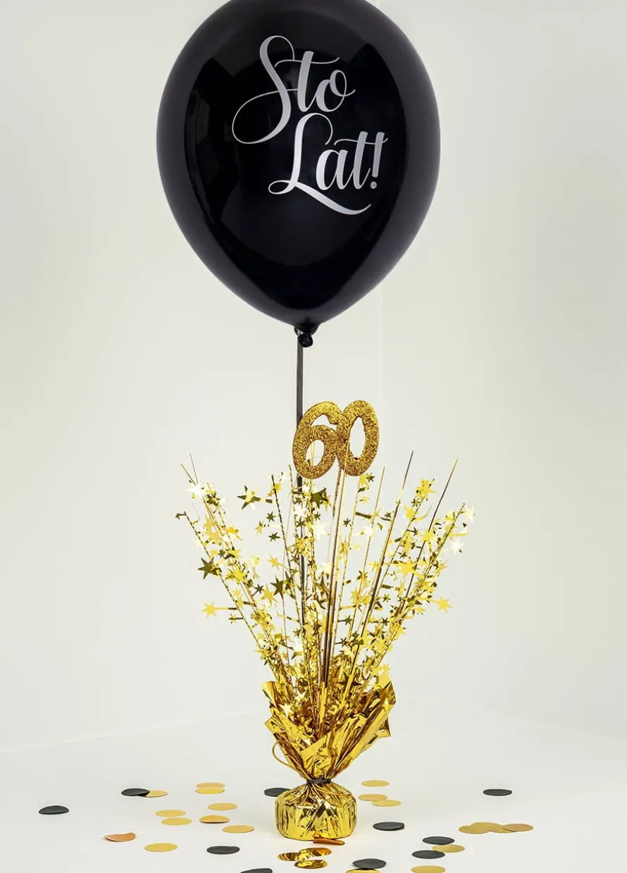 Dekoracja kaskadowa 60 LAT złota
