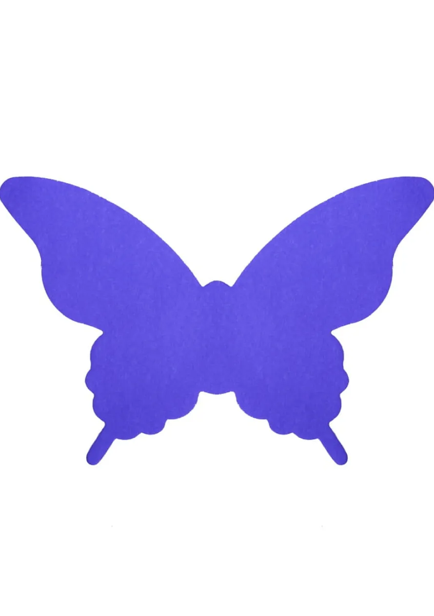 Dekoracja MOTYL fioletowa (24szt.)