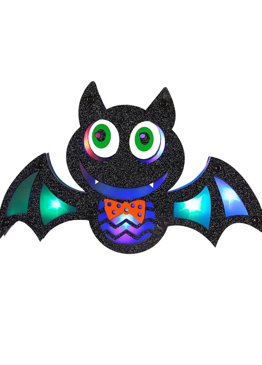 Dekoracja na halloween dla dzieci NIETOPERZ świecący