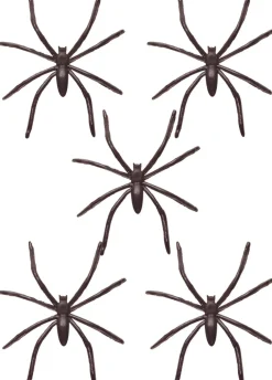 Dekoracja na Halloween PAJĄKI CZARNE (50szt.)