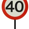 Dekoracja na patyku ZNAK 40
