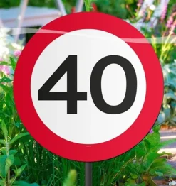 Dekoracja na patyku ZNAK 40