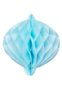 Dekoracja papierowa HONEYCOMB niebieska 30cm