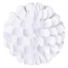 Dekoracja papierowa KWIAT biała 30cm