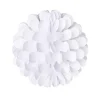 Dekoracja papierowa KWIAT biała 20cm